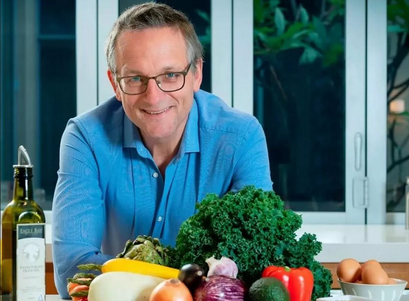 Michael Mosley giving a health lecture